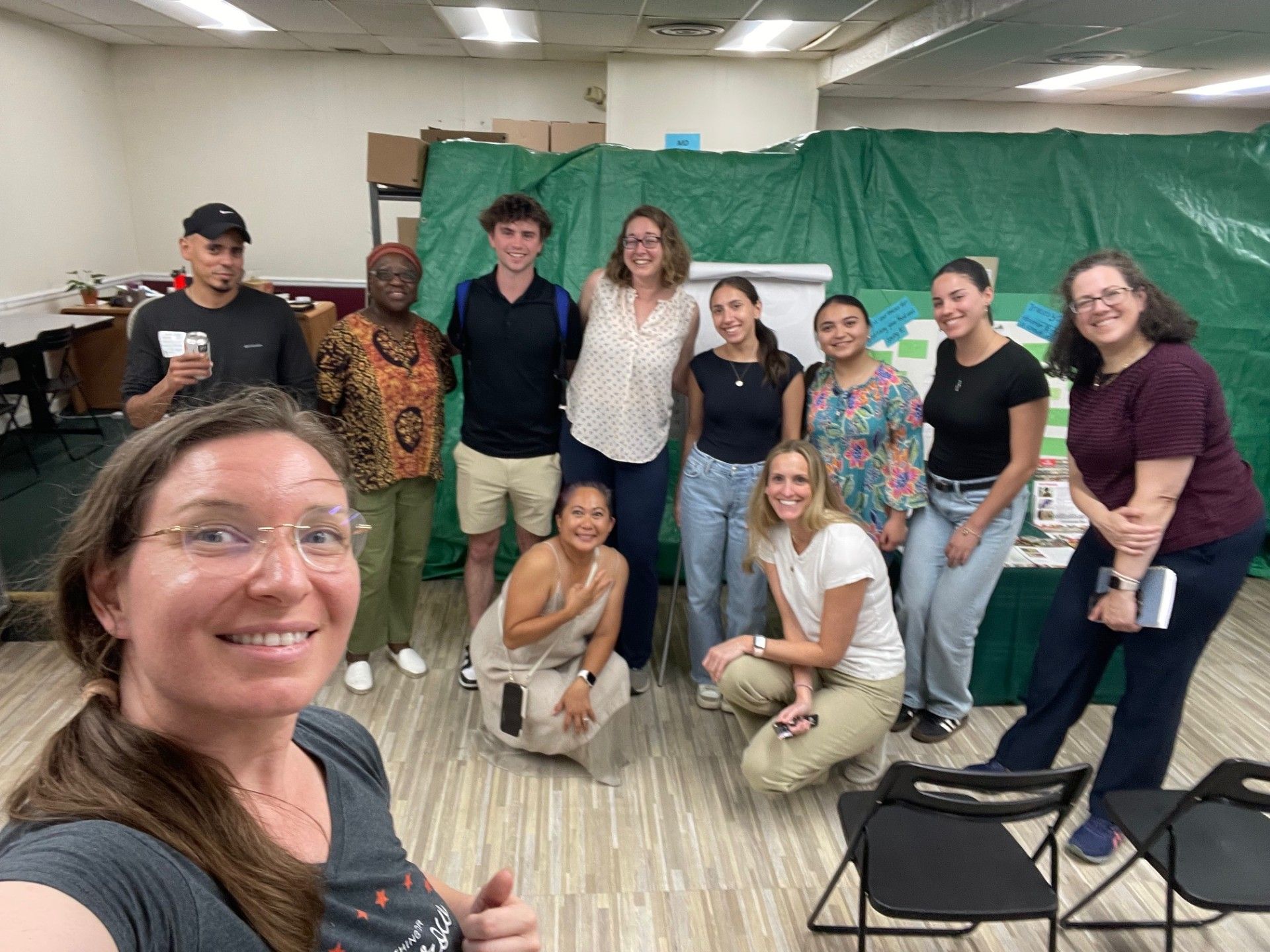 Photo of UM Scholars on farm tour during Summer 2025.