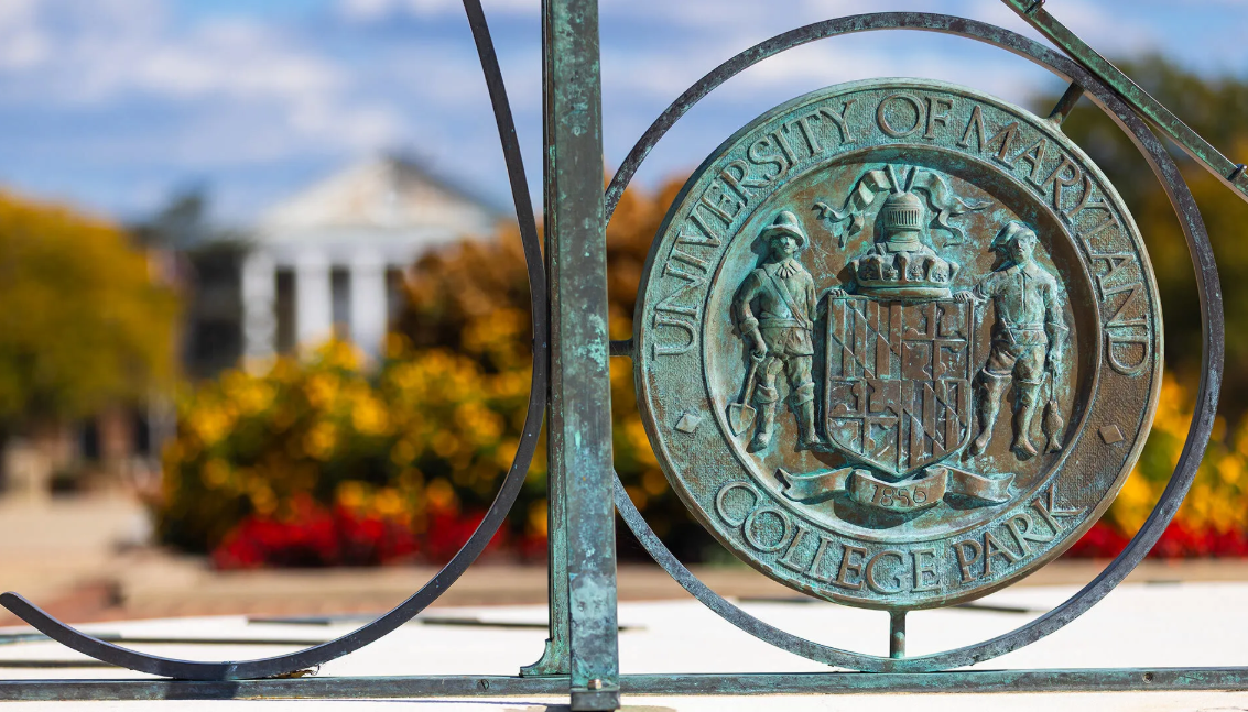 University of Maryland emblem.